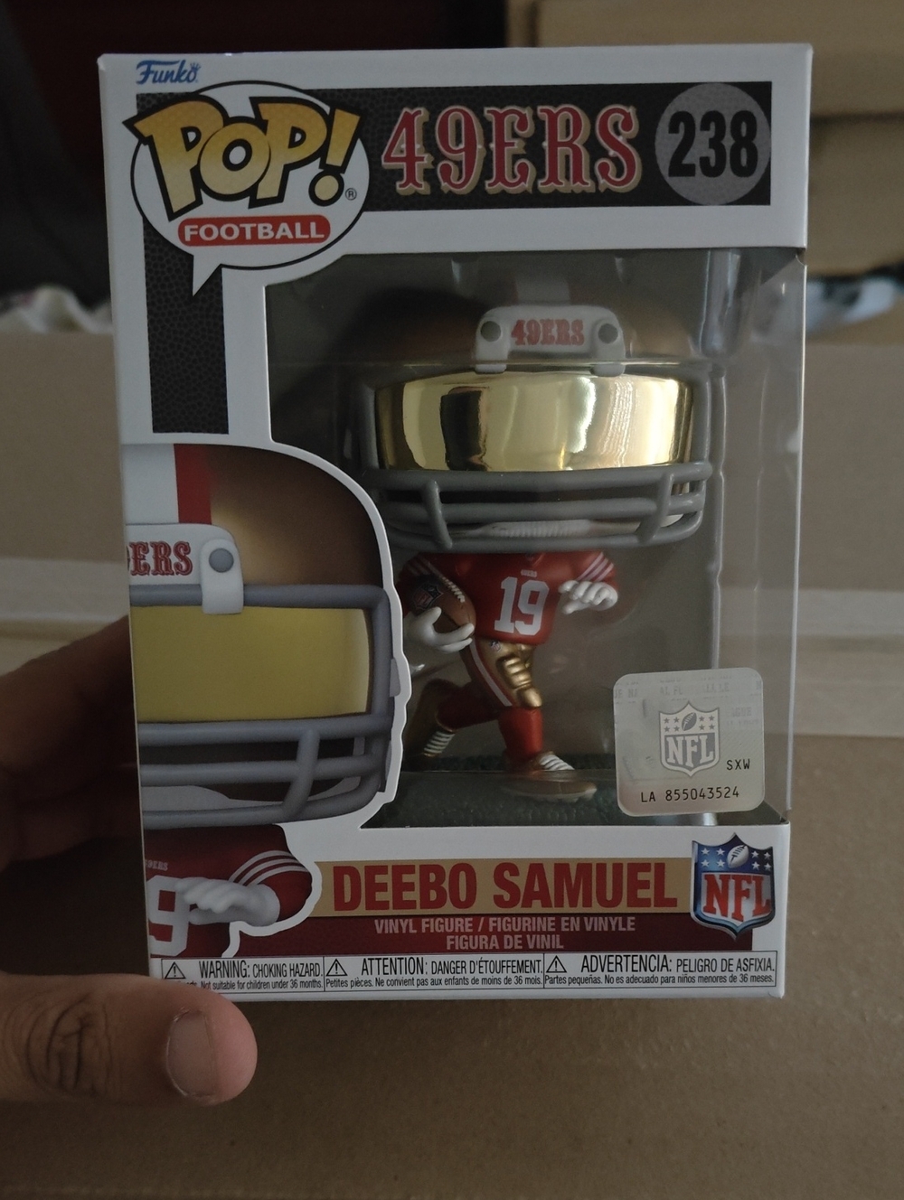 Funko Pop! Football Deebo Samuel #238 San Francisco 49ers #238 Like New